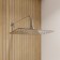 The shower system of hidden installation of IDDIS SLIDE, with a tropical shower and a hand shower