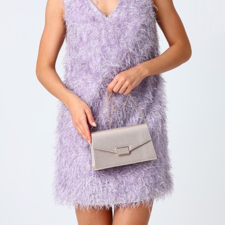 Female bag on a magnet, pink color-5