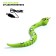 The radio -controlled “jungle” snake works on the battery, the color is green