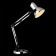 Junior 1x40W E27 table lamp Chrome 15x35x61 cm