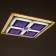 Causteen with PDU 10006/4 LED 200W 3000-6000K Dimmer with white light 50x50x10 cm Bayerlux