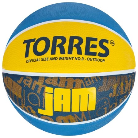 Basketball ball Torres Jam, B02043, rubber, glued, 8 panels, p. 3-4