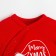 Combineson crumb I "Happy Winter 2", height 74-80 cm, red