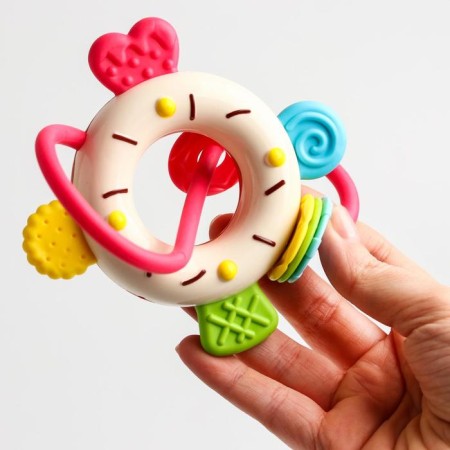 A set of rattles "Sweets", with elastic elements, 3 pcs-11