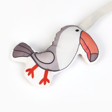 Developing toy "Bill of animals", eruption, rattle, mirror, crumb I-13