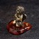 Souvenir "Angel with wings", brass, amber