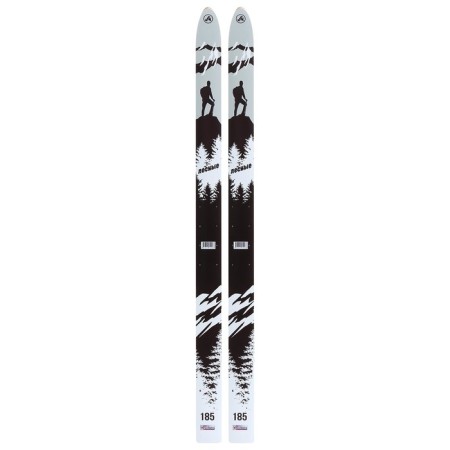 Skiing wood-plastic "Forest", 185 cm, with a notch-2