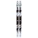 Skiing wood-plastic "Forest", 185 cm, with a notch