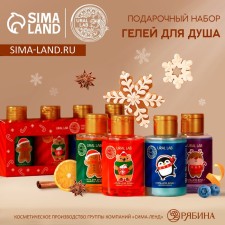 Ural Lab Persians Set of shower gels Happy New Year, 4x100