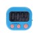 Luazon LB-18 timer, electronic, blue