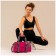 Sangh yoga and gymnastics bag, 37x20x20 cm, fuchsia color