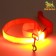 Landing with lighting 3 glow modes, 120 x 2.5 cm, orange
