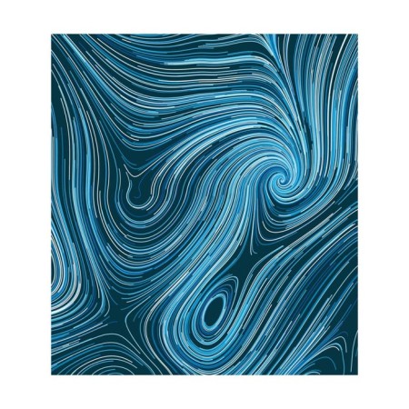 A set of napkins for setting the table "Blue vortex", rectangular, size 32x46 cm, 4 pcs-2
