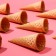 Wafer horns with a flat edge, H110, D48, 340 pcs