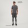 Men's T -shirt with inserts, basic, size XXL (54), gray color