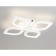 LED ceiling LED with Ambrella Light, Original, FA4488, 4XLED, 62 W, ​​5270LUM, 3000-6400K, white color.