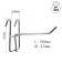 The hook on the grid is single, the color is chrome, d = 3.5 mm, l = 10 cm