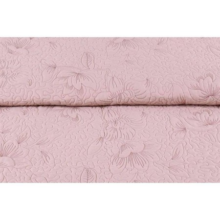 A set with a blanket "Daisy", size 230x250 cm, 50x70 cm - 2 pcs, color of the powder-1