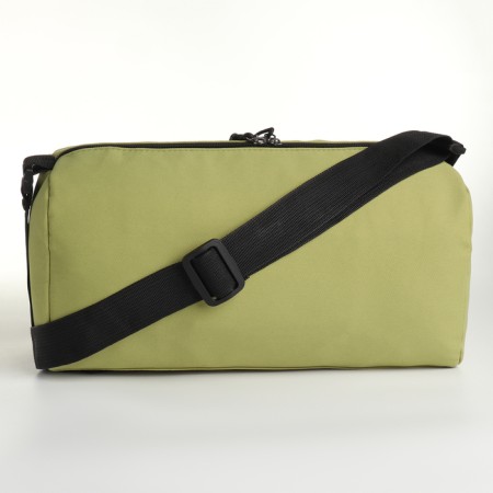 Sports bag with lightning, external pocket, green color-3