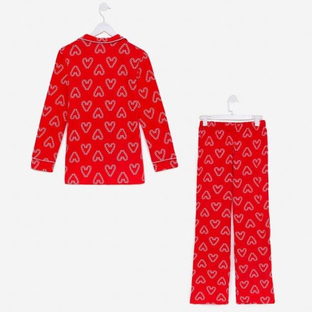 Пижама женская (рубашка и брюки) KAFTAN "Love" р.52-54-9