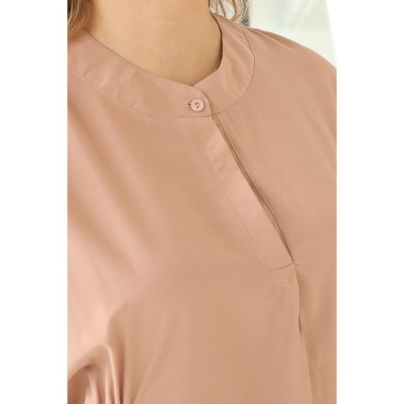 Female blouse, size 50, beige color-11