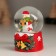 Souvenir Polystone Water Ball "New Year's character with a bow, Christmas tree" MIX 4.7x4.7x6.5 cm
