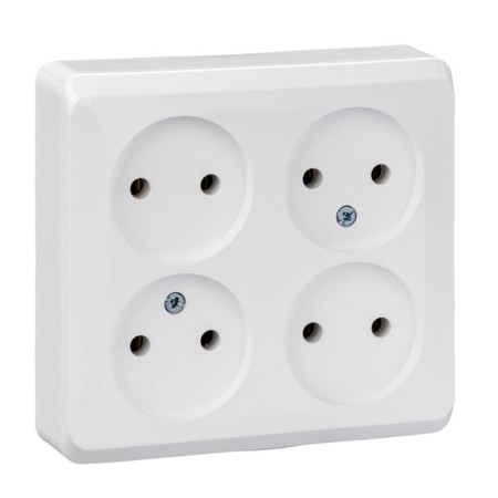 Four sketch SE "Etude", 16 A, 250 V, invoice, without salary, IP20, white, PA16-205B