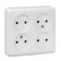 Four sketch SE "Etude", 16 A, 250 V, invoice, without salary, IP20, white, PA16-205B