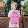 Baby backpack for a girl "Kotheka", 30 x cm, lightning department, red color