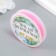 Elastic band for weaving "pink" winding 10 m, width 0.8 mm 6.5x6.5x1.3 cm