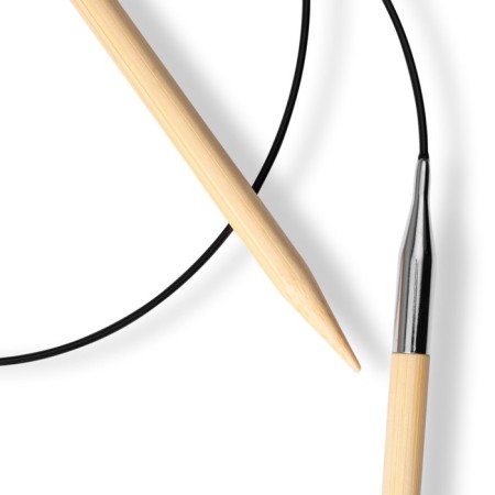 Circular knitting needles, bamboo, 7.0 mm/80cm, 1 pc-2
