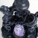 Table fountain with backlight "Little Buddha with a teapot" 25x19.5x19.5 cm