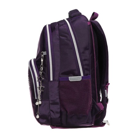 School backpack, 40 x 27 x 20 cm, Grizzly, ergonomic back, laptop department, purple-3