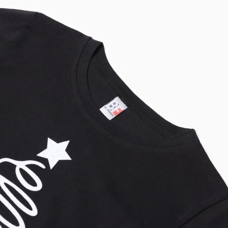 T -shirt for nursery, black color, height 140 cm-1