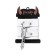 Pecado BDSM bracelets, mini with rounded corners, genuine leather, white