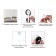 Walls Wall Interior, 3D "Akstell", silent, sticker, large, d-120 cm