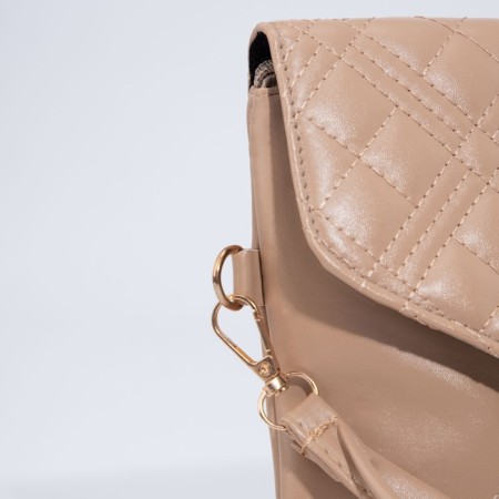 Lightning bag bag, beige color-3