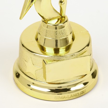 Award figure for the application of "man in flight", gold, plastic, 21.5 x 7.5 cm-7