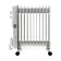CENTEK CT-6207 heater, oil, floor, 2500 W, 25 m², 11 sections, white