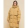 Coat for girls, height 128 cm, beige color