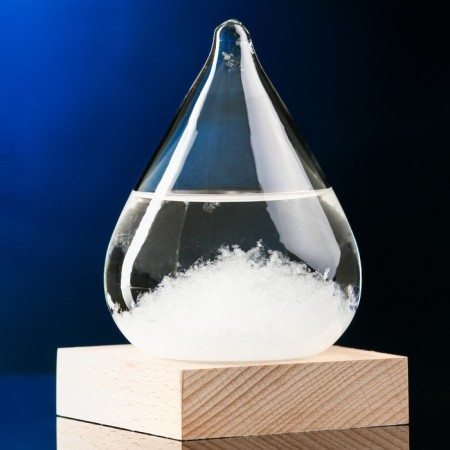 Barometer - Stormglass "drop" 8x10cm