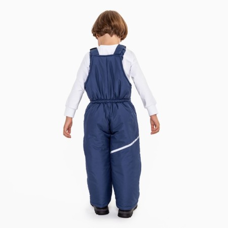 Semi-combinezone children, dark blue color, height 110-116 cm synthetic winterizer 200 grams-3