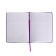 Universal diary for grades 1-11, 48 Velvet sheets, hard cover, artificial leather, thermoting, liesse, block 70 g/m2, purple