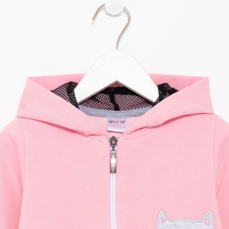 Assumes for girls, light pink/cat, height 74 cm-1