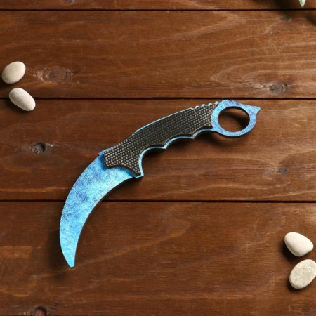 Souvenir weapons made of wood "Kerambit, Doppler"-1
