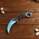 Souvenir weapons made of wood "Kerambit, Doppler"