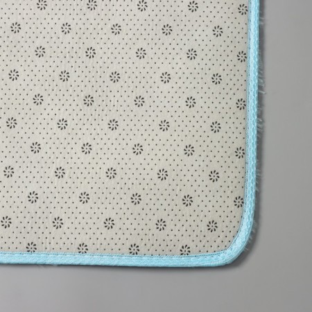 Daulist's home rug "fluffy", 50 × 80 cm, blue color-5