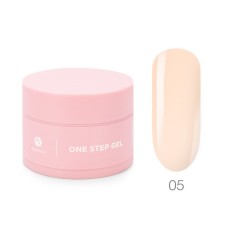 Adricoco One STEP, No. 05 Transparent, Light Coral, 30 ml