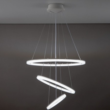 Suspended lamp Citilux "Electron" CL710A104S, 65x65x40 cm, 1x104W, LED, white color-23