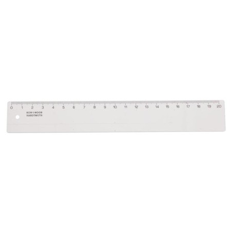 Line 20 cm, koh-i-noor 742551, plastic, transparent